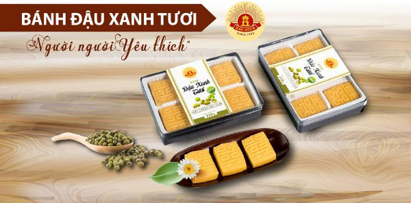 Bánh đậu xanh tươi 160gr - Hương vị đổi mới | Bánh Bảo Minh