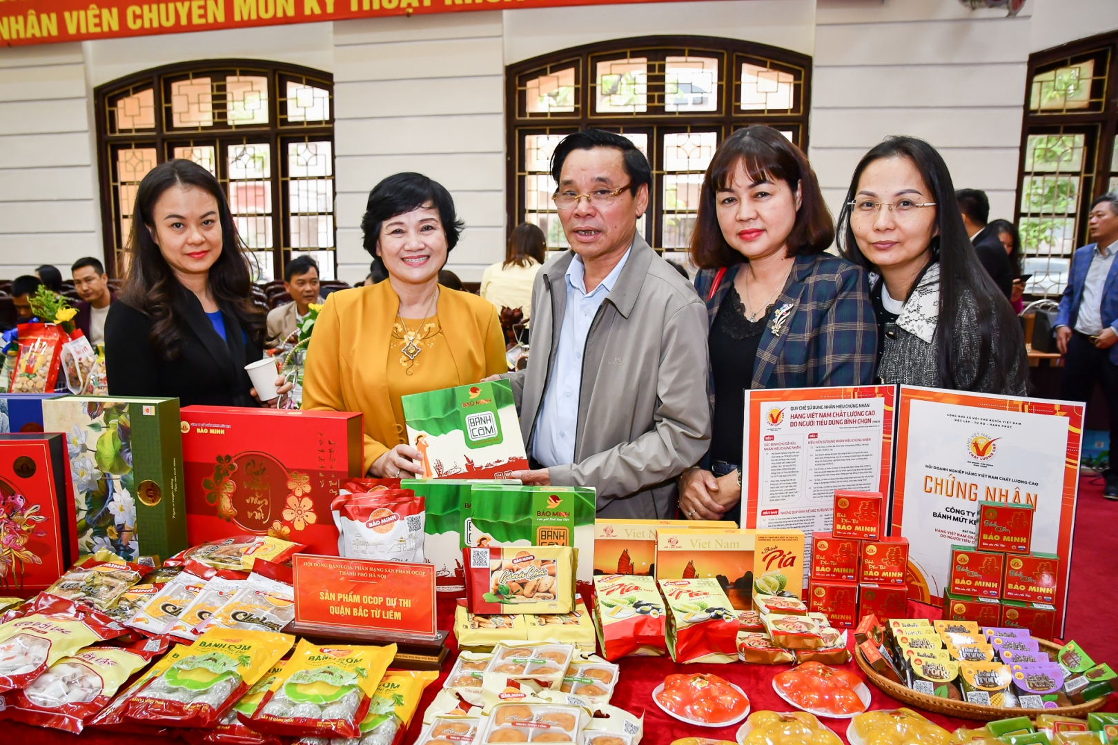 Bảo Minh là đơn vị duy nhất của quận Bắc Từ Liêm tham dự OCOP Thành phố với 4 sản phẩm tiềm năng 5 sao 1 mkt 2374