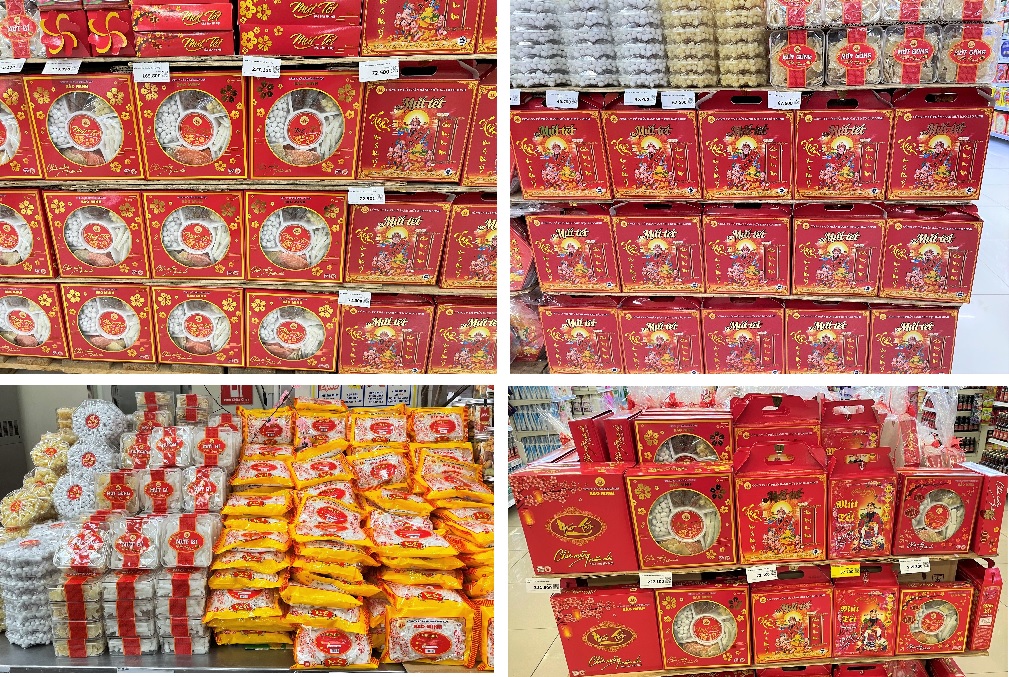 Mứt Tết Bảo Minh sẵn hàng tại các hệ thống siêu thị 2 muttet