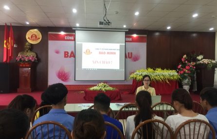 Bảo Minh: Chú trọng khâu đào tạo công nhân đầu vào