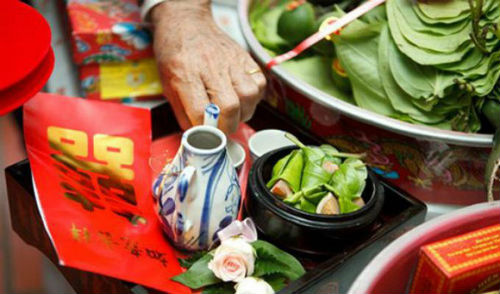 Bánh cốm - nét đẹp truyền thống trong văn hóa cưới hỏi của người Việt