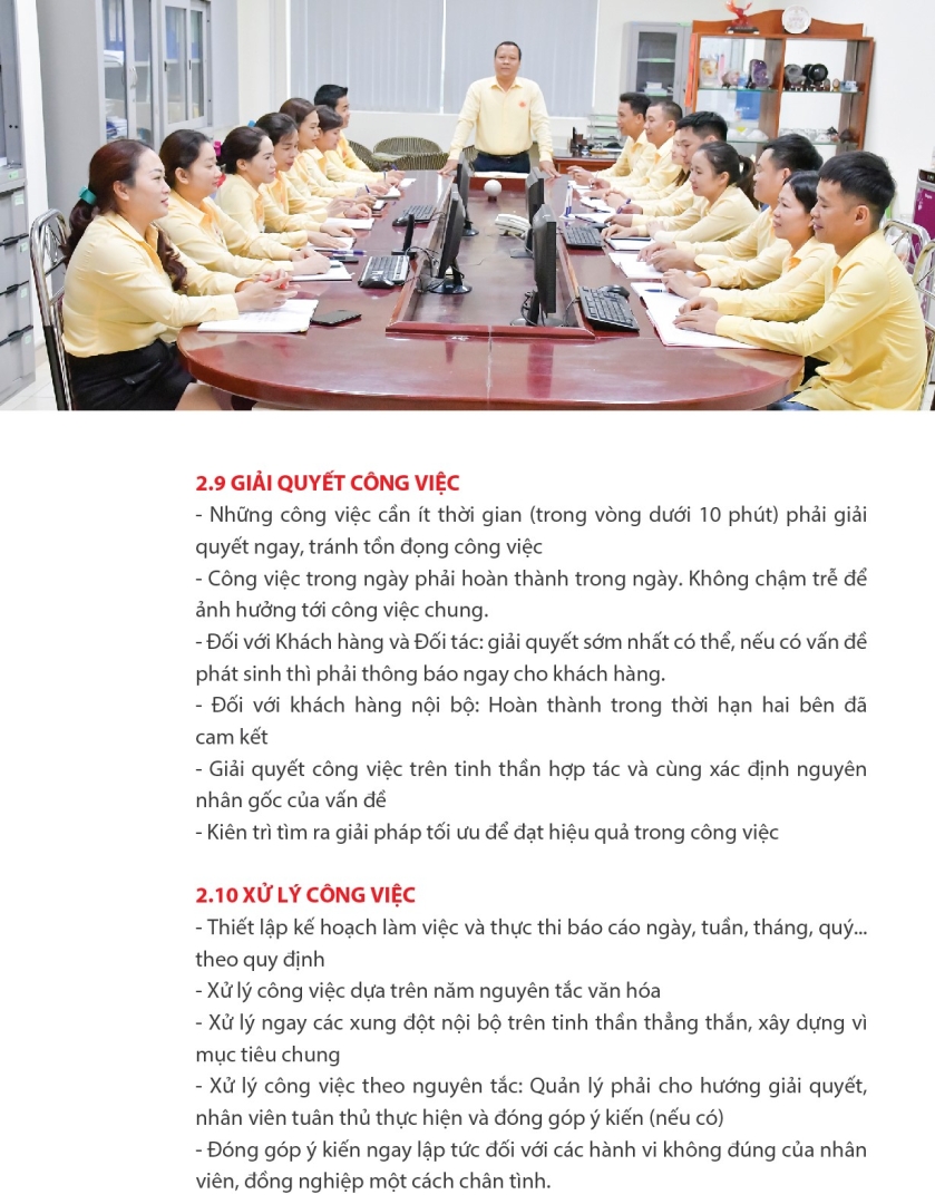 Văn hóa Doanh nghiệp - Nét đẹp con người Bảo Minh 40 so tay van hoa 3 50