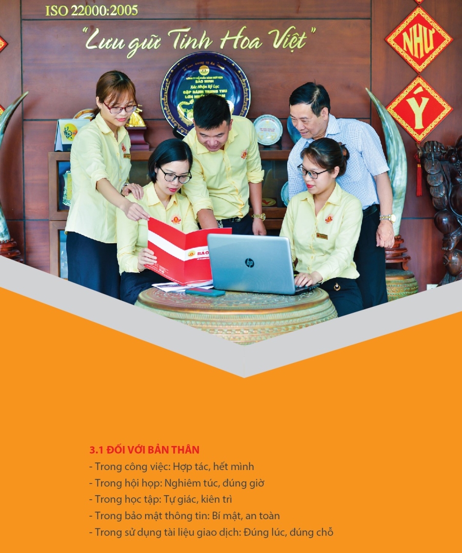 Văn hóa Doanh nghiệp - Nét đẹp con người Bảo Minh 42 so tay van hoa 3 52