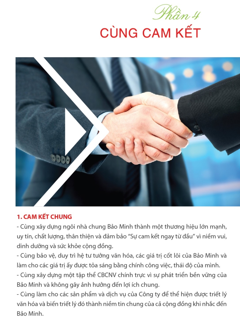 Văn hóa Doanh nghiệp - Nét đẹp con người Bảo Minh 46 so tay van hoa 3 56