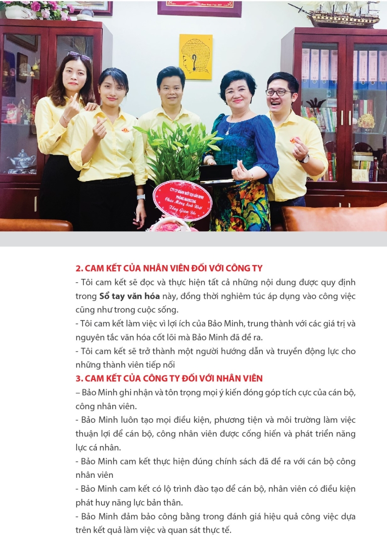 Văn hóa Doanh nghiệp - Nét đẹp con người Bảo Minh 48 so tay van hoa 3 58