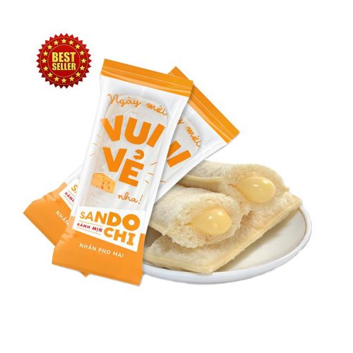 Bánh Sandochi Bảo Minh | Bánh mịn sandochi nhân phô mai