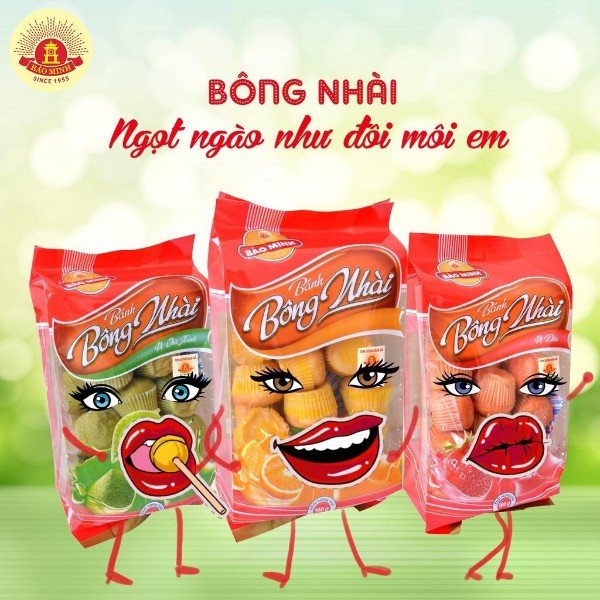 bánh bông nhài vị cam