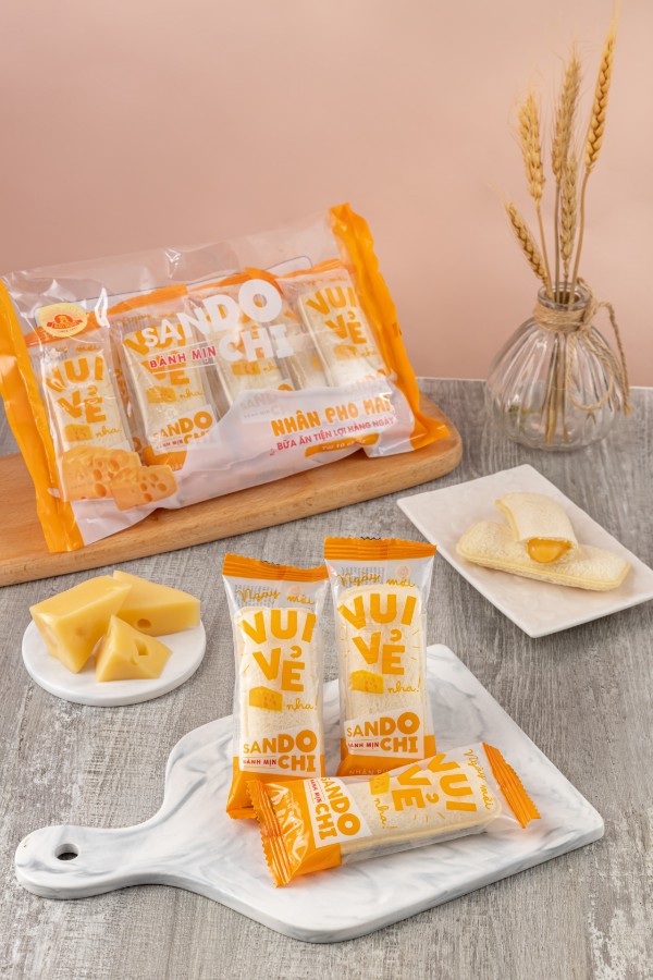 Bánh Sandochi nhân phô mai 100g/200g 11 Bánh Sandochi Bảo Minh | Bánh mịn sandochi nhân phô mai