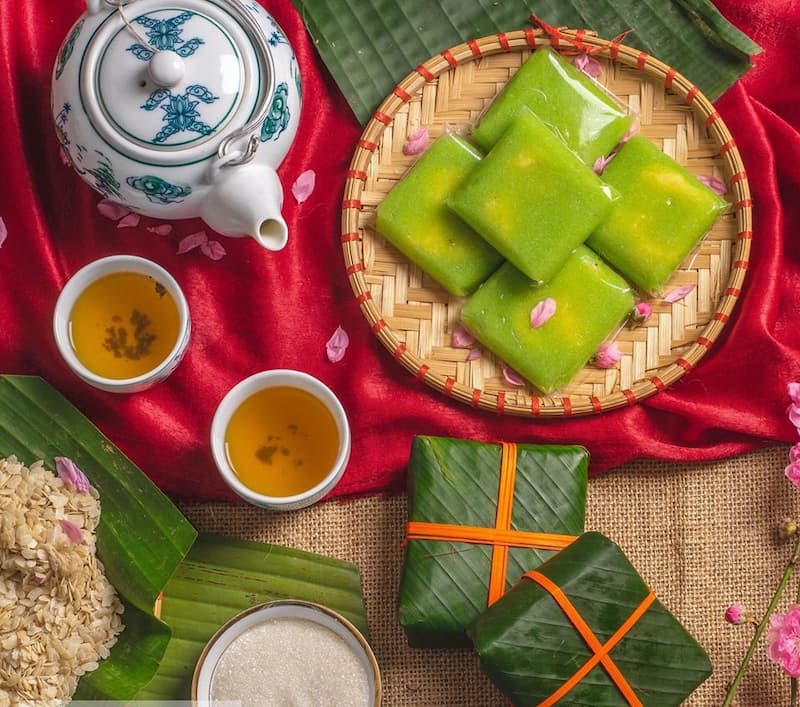 Địa chỉ mua Bánh Cốm Hà Nội thơm ngon chuẩn vị 2 Bánh cốm xưa và nay | Bánh cốm Bảo Minh