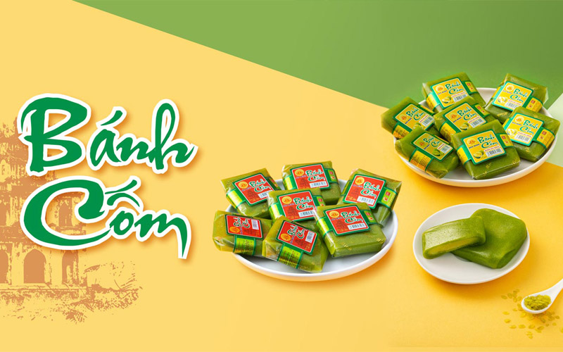 Bánh Cốm hộp 390g (65g x 6c) 7 Bánh Cốm Bảo Minh: Quà Tặng Cao Cấp | 12 Hàng Than, Hà Nội