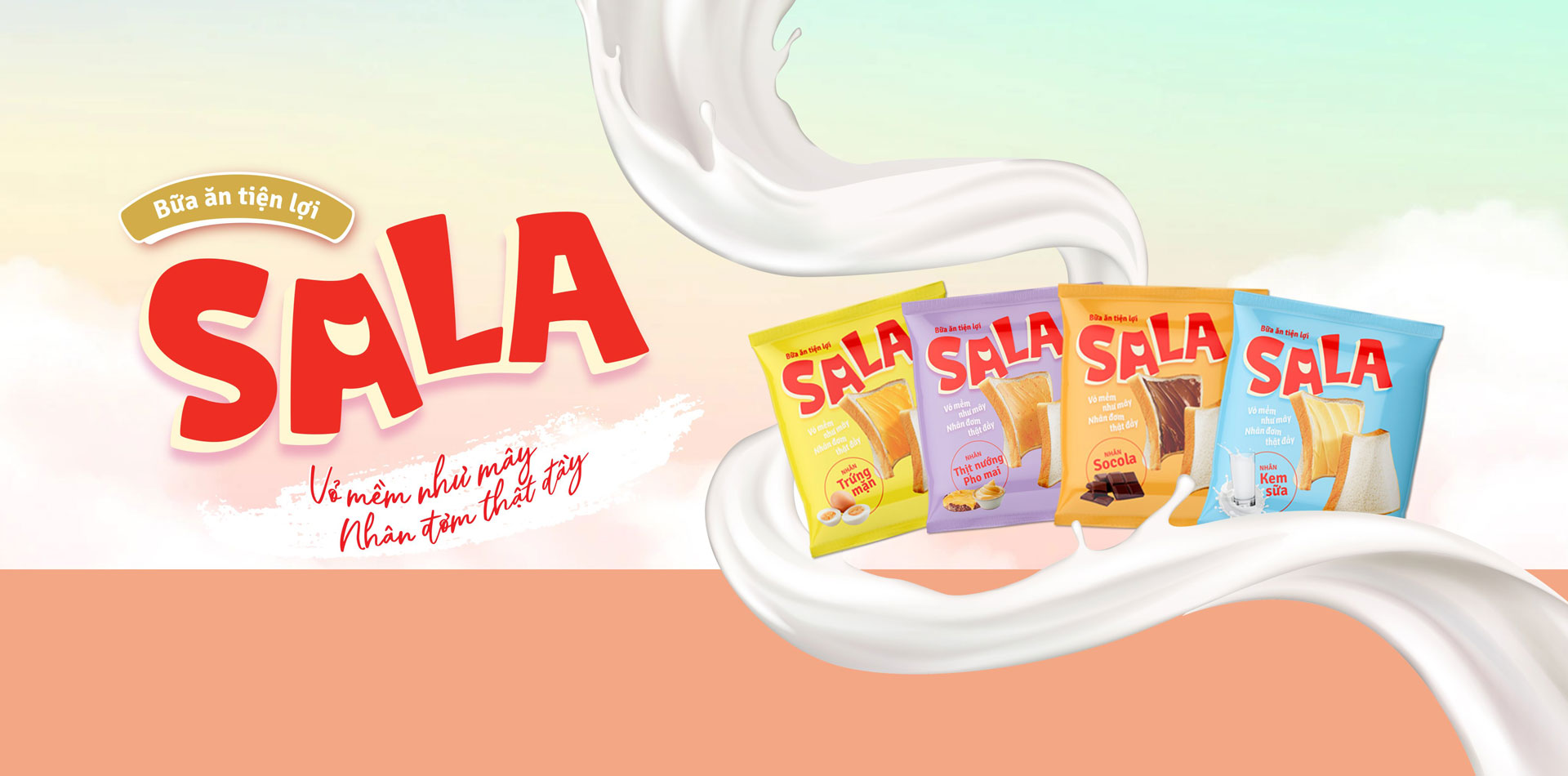 Bánh Sala Bảo Minh - Bánh mì tươi 4 vị | Mua bánh Sala Hà Nội
