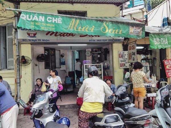 quán chè ngon Hà Nội