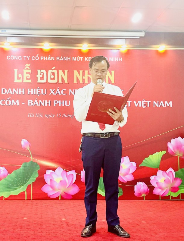 Ông Hoàng Thái Tuấn Anh - Tổng thư ký Tổ chức Kỷ lục Đông Dương, Trưởng đại diện Miền Bắc Tổ chức Kỷ lục