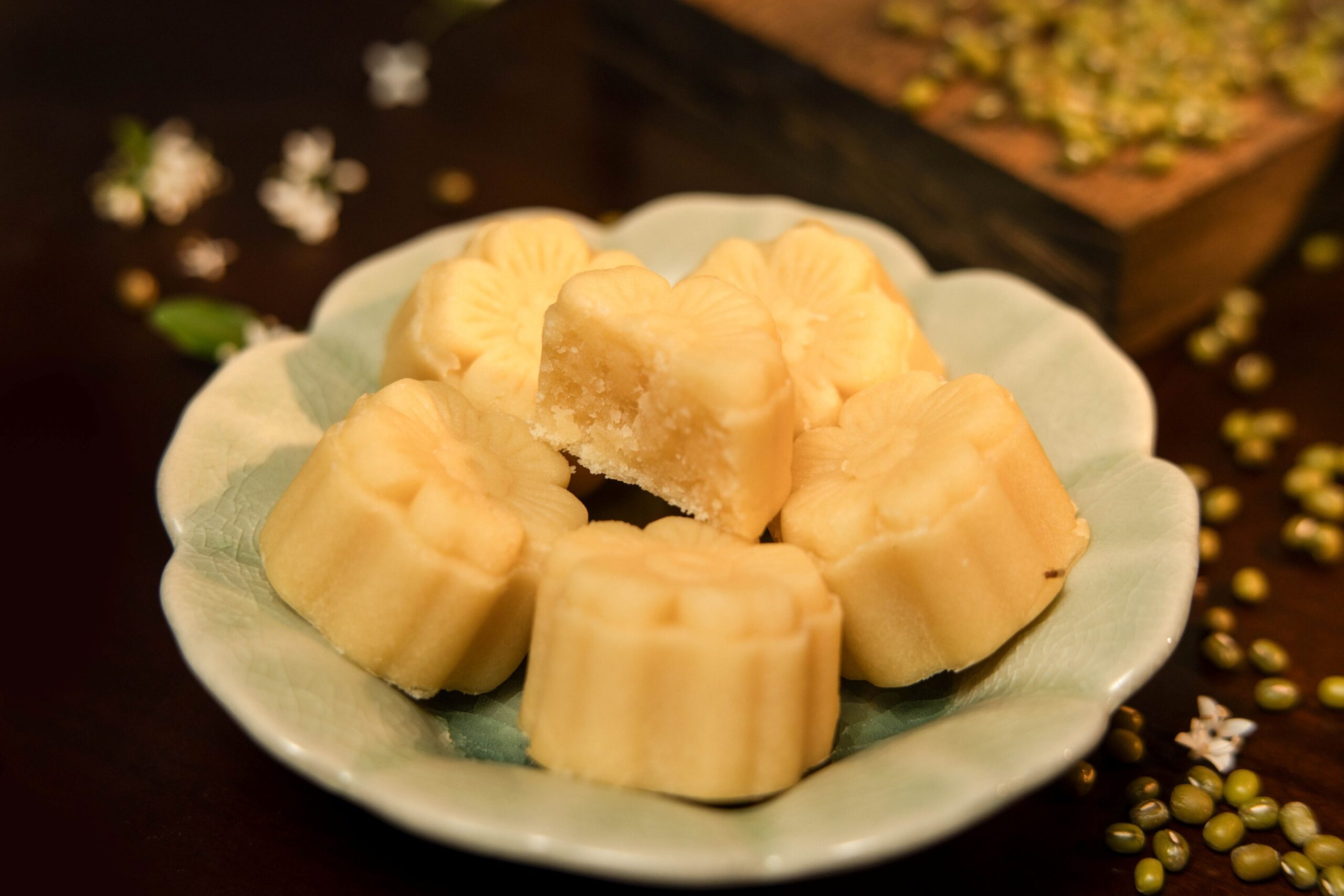 Bánh đậu xanh tươi